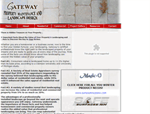 Tablet Screenshot of gatewaypropertymaintenance.com